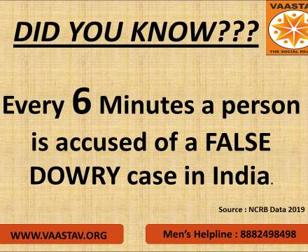 Every 6 min person is accused of false dawry case